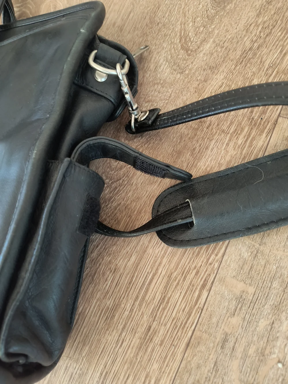 Wilson Black Leather Briefcase